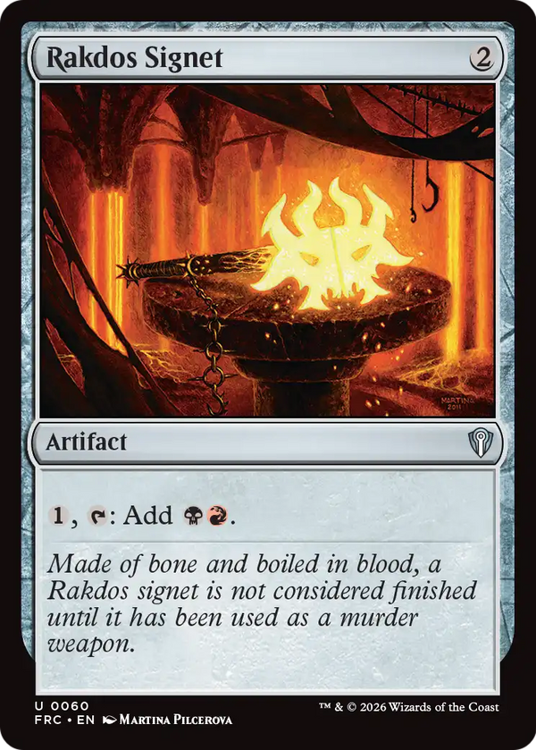 Rakdos Signet (FRC) (Pre-Order)