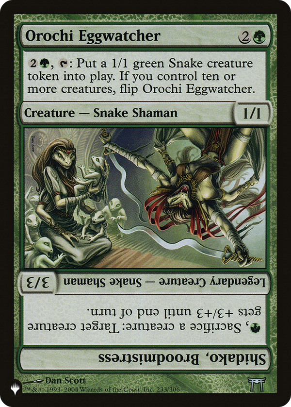 Orochi Eggwatcher // Shidako, Broodmistress - CHK Reprint (PLST)