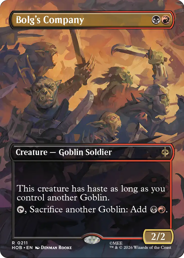 Bolg's Company - Borderless Scene (HOB)