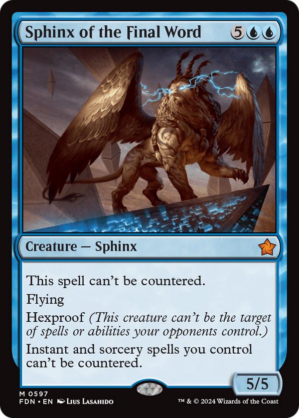 Sphinx of the Final Word (FDN)