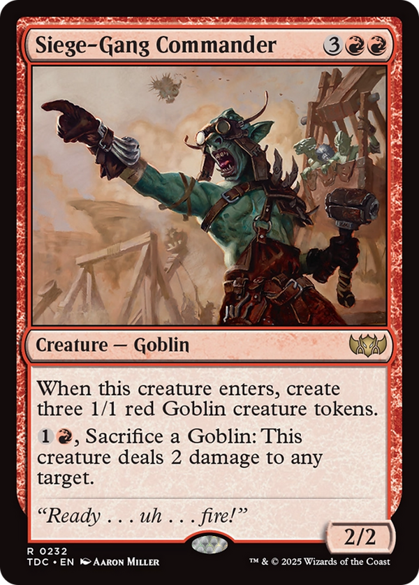 Siege-Gang Commander (TDC)