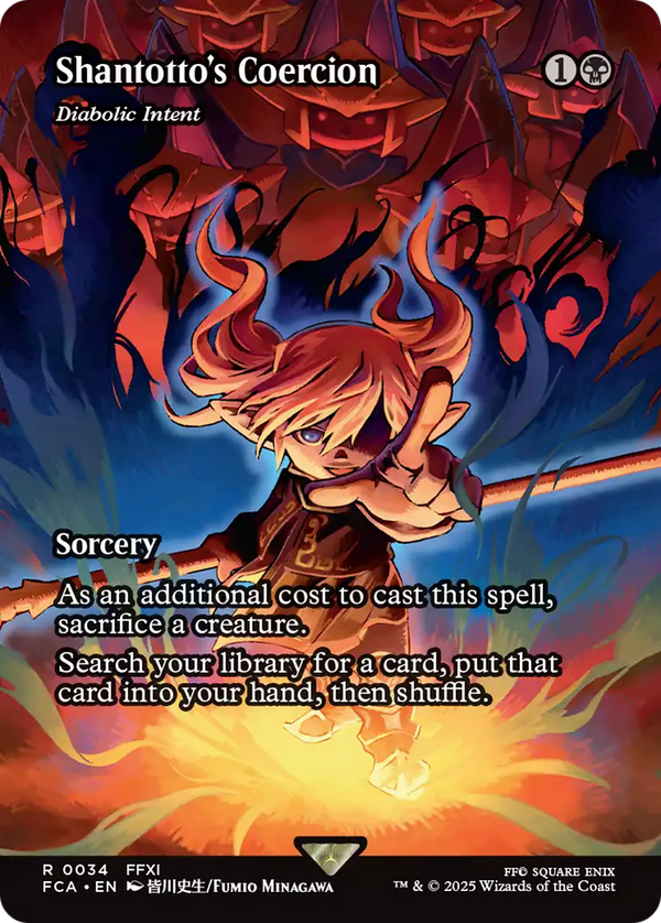Shantotto's Coercion // Diabolic Intent - Borderless (FCA)