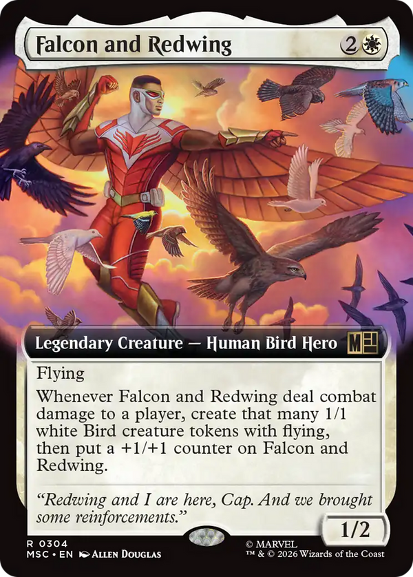 Falcon and Redwing - Extended Art (MSC) (Pre-Order)