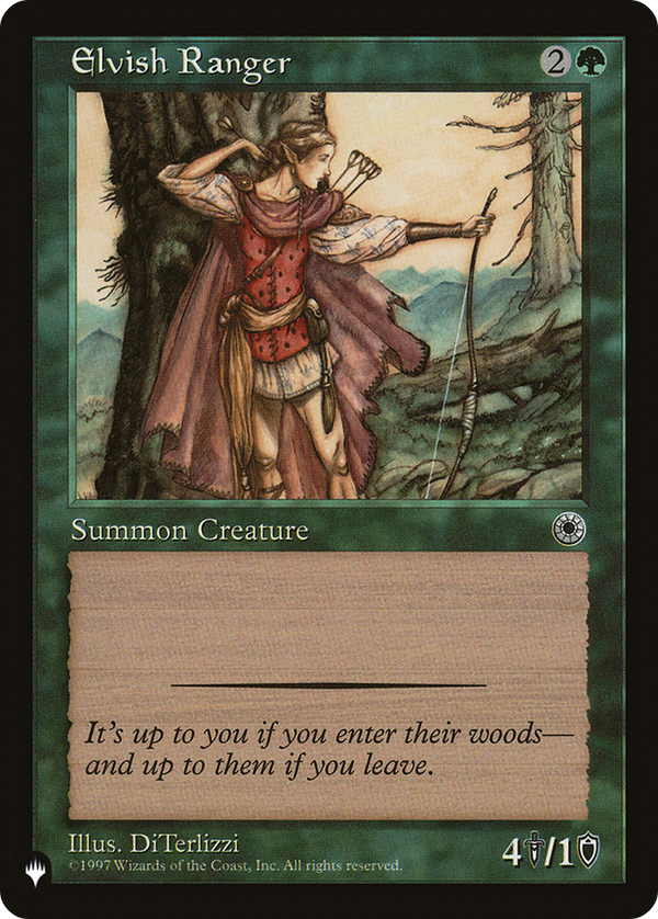 Elvish Ranger - POR Reprint (PLST)