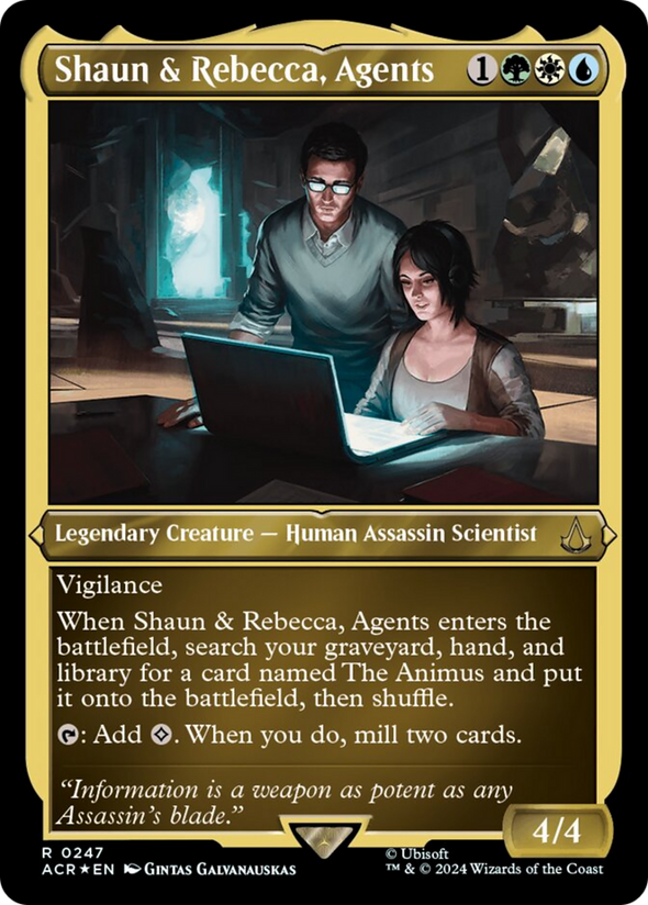 Shaun & Rebecca, Agents (Etched) (ACR)