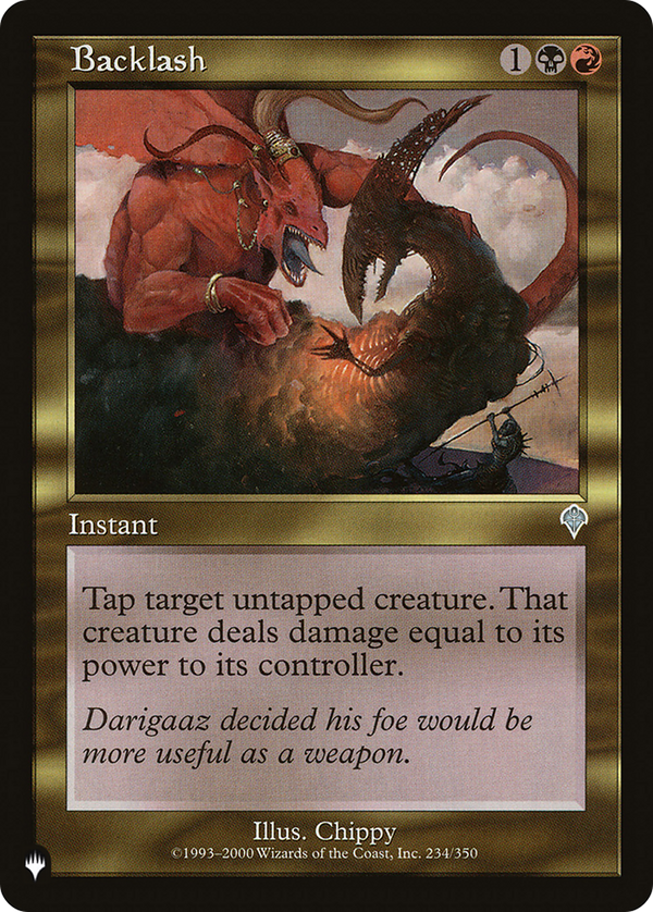 Backlash - INV Reprint (PLST)