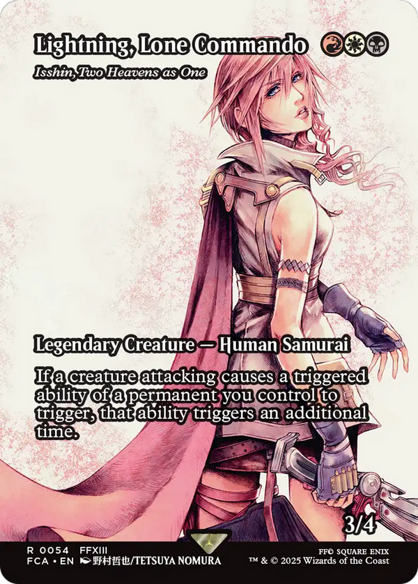 Lightning, Lone Commando // Isshin, Two Heavens as One - Borderless (FCA)