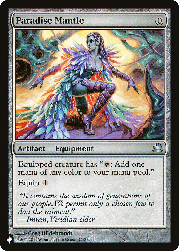 Paradise Mantle - MMA Reprint (PLST)