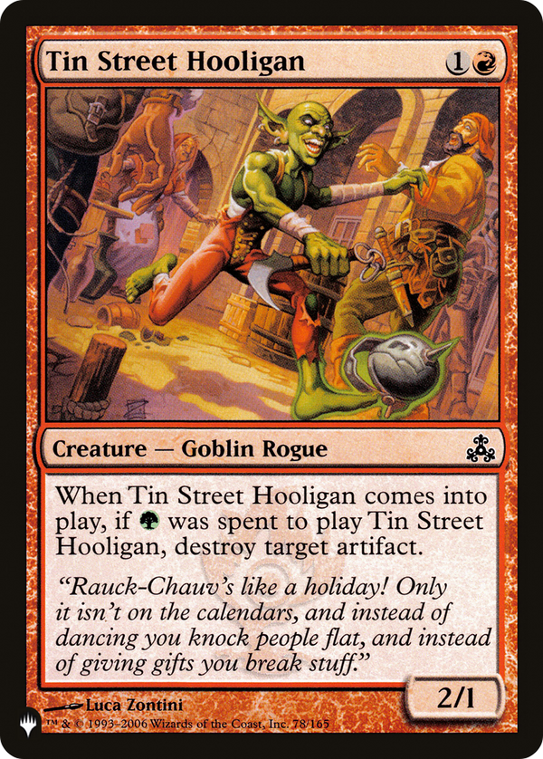 Tin Street Hooligan - GPT Reprint (PLST)