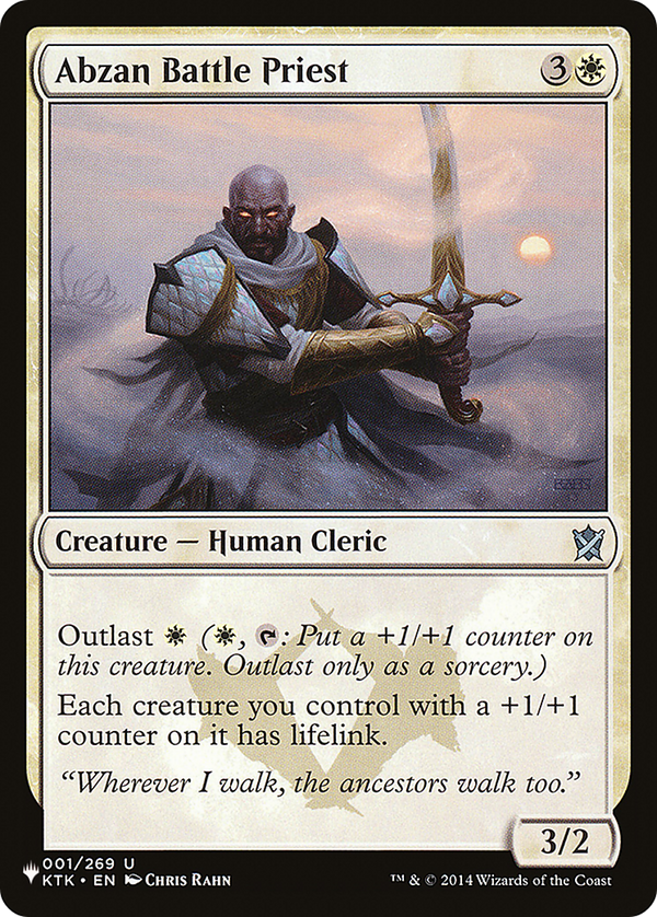 Abzan Battle Priest - KTK Reprint (PLST)