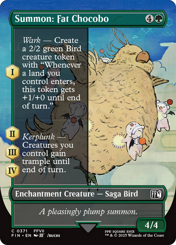Summon: Fat Chocobo - Borderless (FIN)