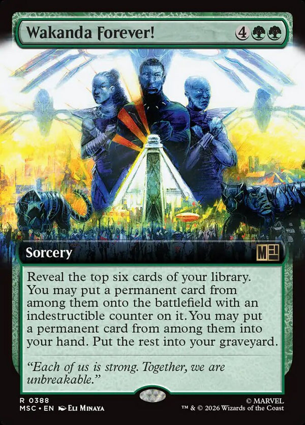Wakanda Forever! - Extended Art (MSC)