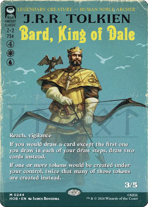 Bard, King of Dale - Book Cover (HOB) (Pre-Order)