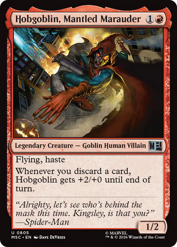 Hobgoblin, Mantled Marauder (MSC)
