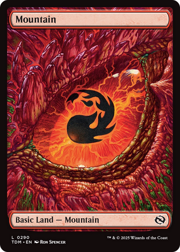 Mountain - Dragon's Eye Full Art (290) (TDM)