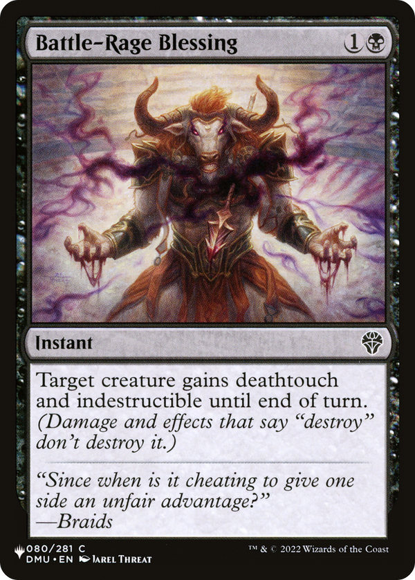 Battle-Rage Blessing - DMU Reprint (PLST)