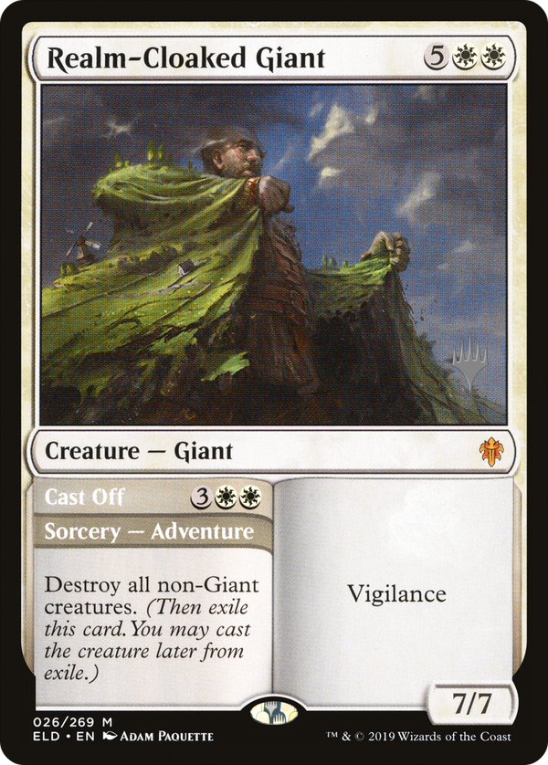Realm-Cloaked Giant // Cast Off - Promo Pack (PELD)