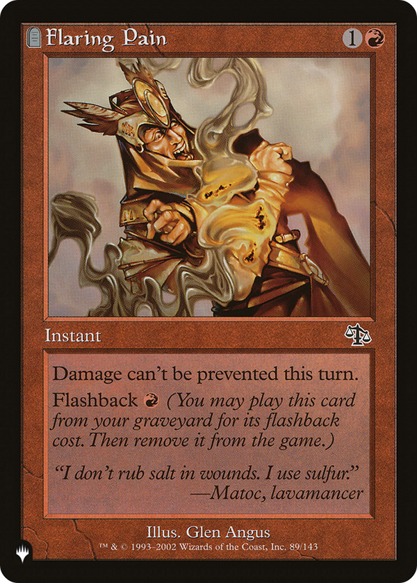 Flaring Pain - JUD Reprint (PLST)
