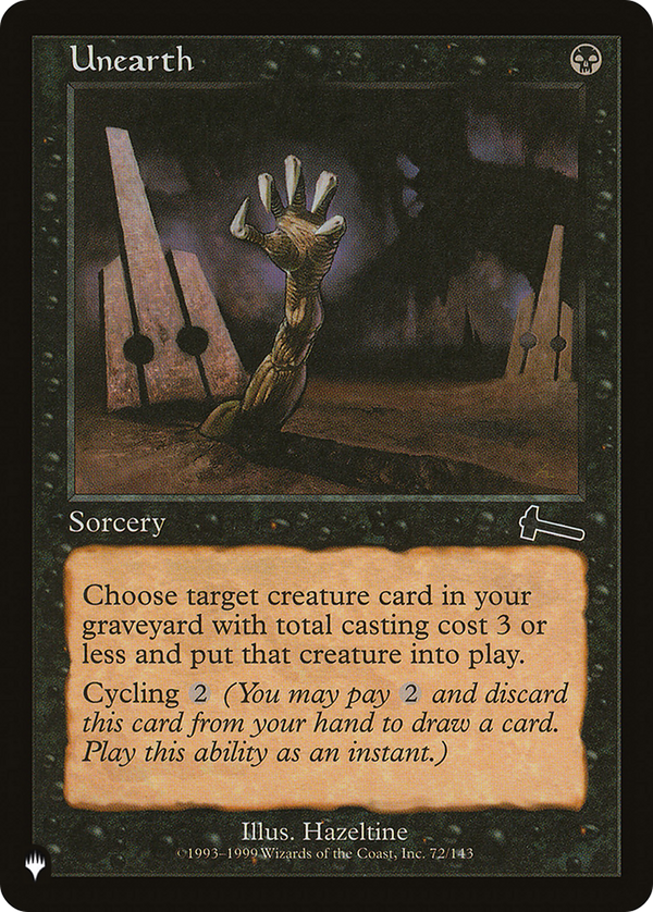 Unearth - ULG Reprint (PLST)