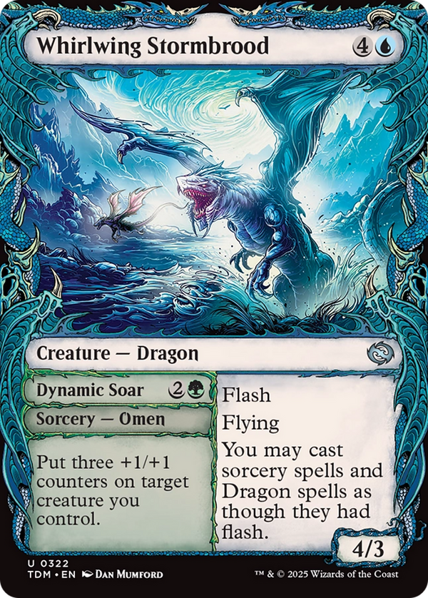 Whirlwing Stormbrood // Dynamic Soar - Draconic Showcase (TDM)