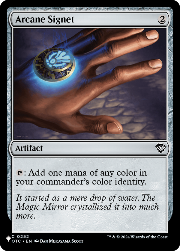 Arcane Signet - OTC Reprint (PLST)