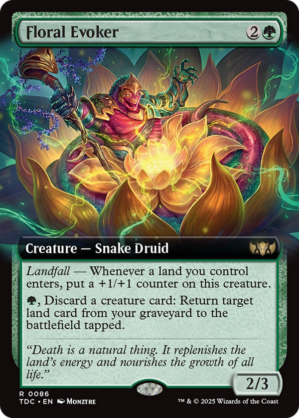 Floral Evoker - Extended Art (TDC)