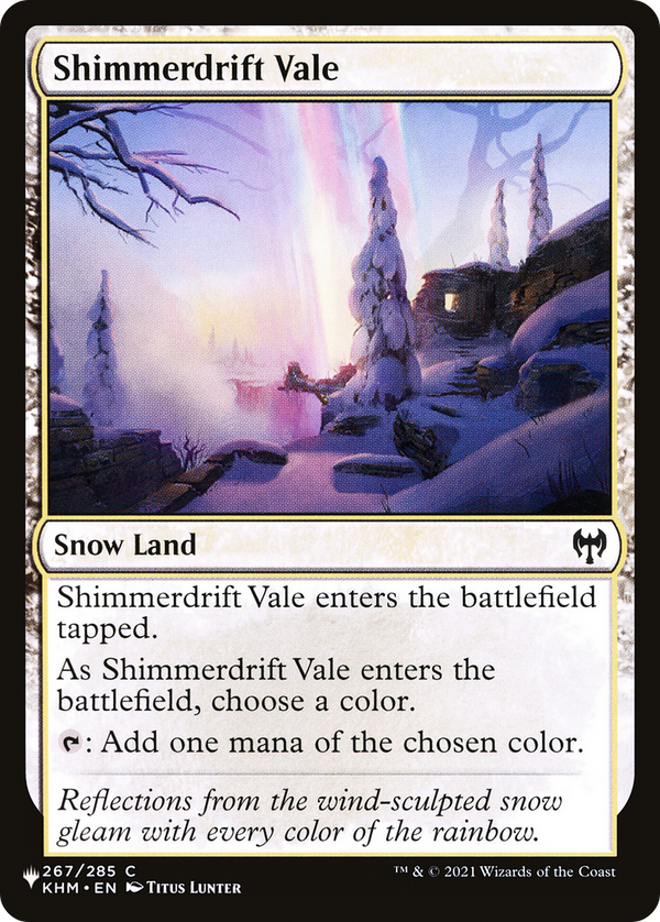 Shimmerdrift Vale - KHM Reprint (PLST)