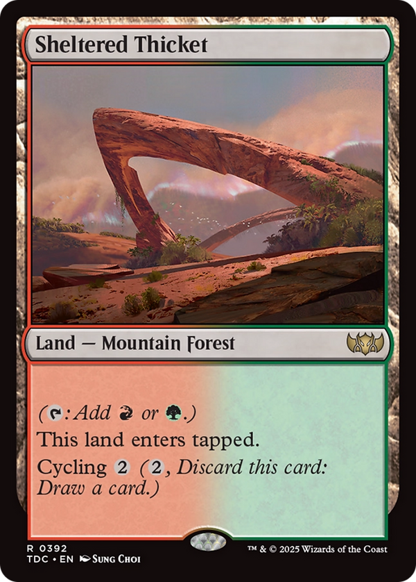 Sheltered Thicket (TDC)