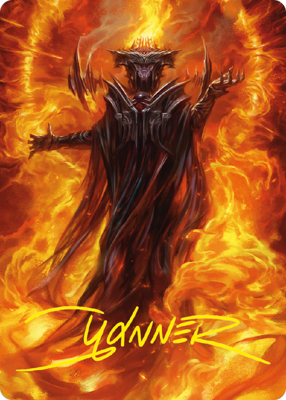 Sauron, the Dark Lord - Art Series (Gold-Stamped Signature) (ALTR)