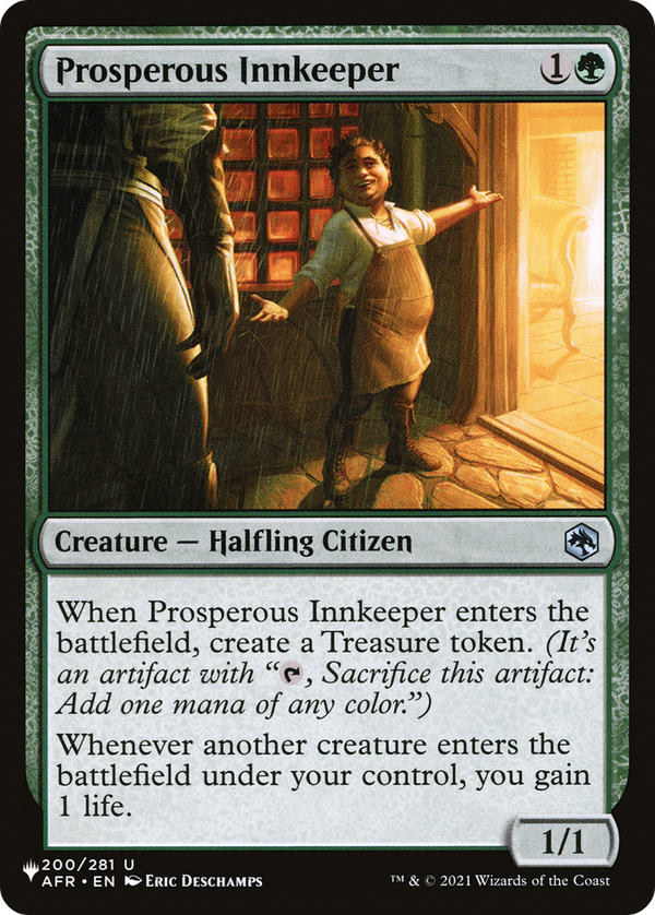 Prosperous Innkeeper - AFR Reprint (PLST)