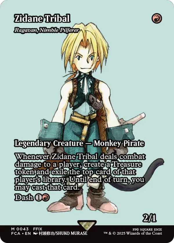 Zidane Tribal // Ragavan, Nimble Pilferer - Borderless (FCA)