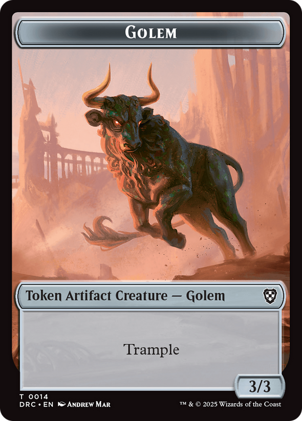 Golem (014) // Thopter Token (TDRC)