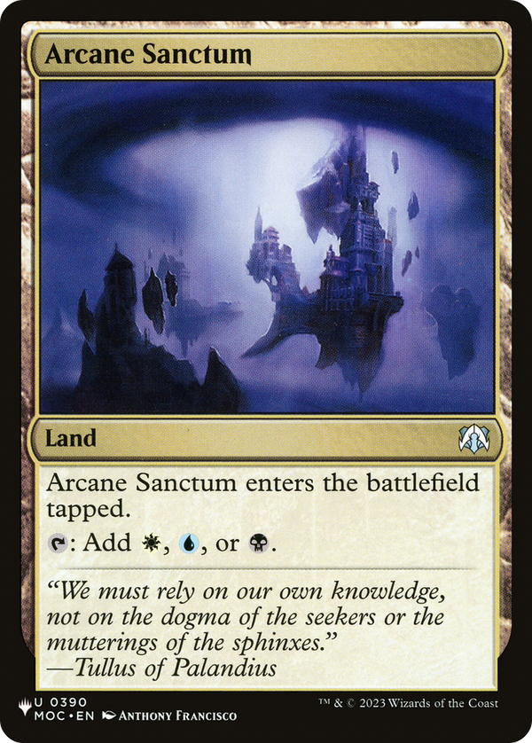 Arcane Sanctum - MOC Reprint (PLST)