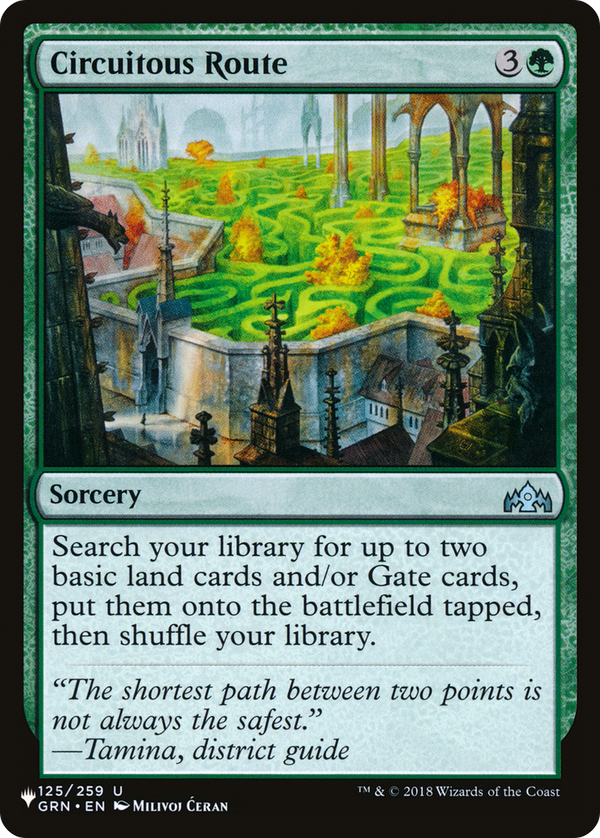 Circuitous Route - GRN Reprint (PLST)