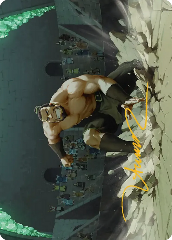 The Boulder, Ready to Rumble - Art Series (Gold-Stamped Signature) (ATLA)