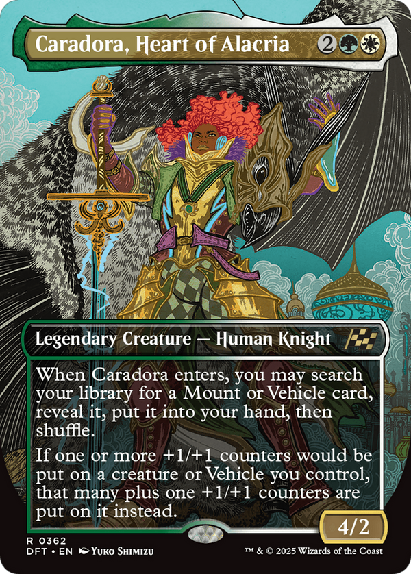 Caradora, Heart of Alacria - Borderless (DFT)