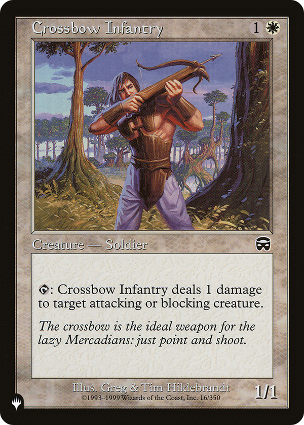 Crossbow Infantry - MMQ Reprint (PLST)