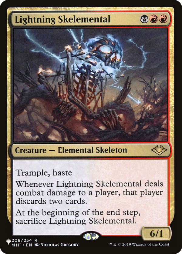 Lightning Skelemental - MH1 Reprint (PLST)