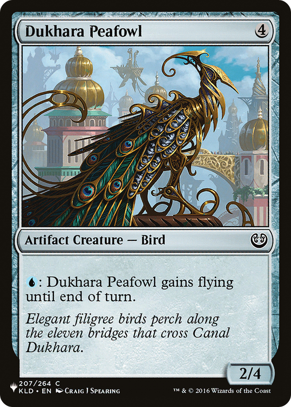Dukhara Peafowl - KLD Reprint (PLST)