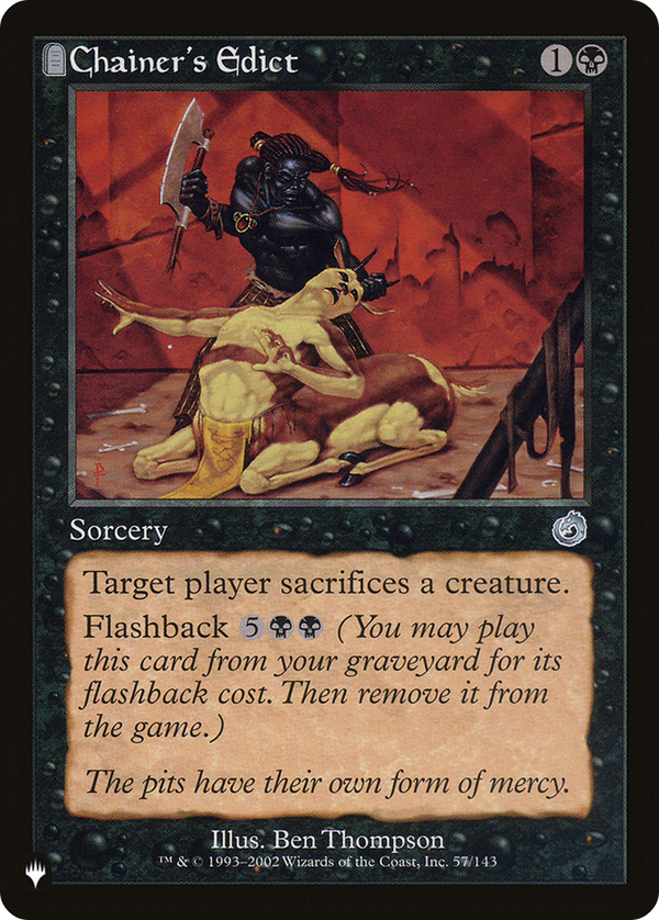 Chainer's Edict - TOR Reprint (PLST)