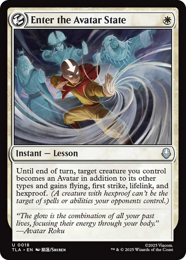 Enter the Avatar State (TLA)