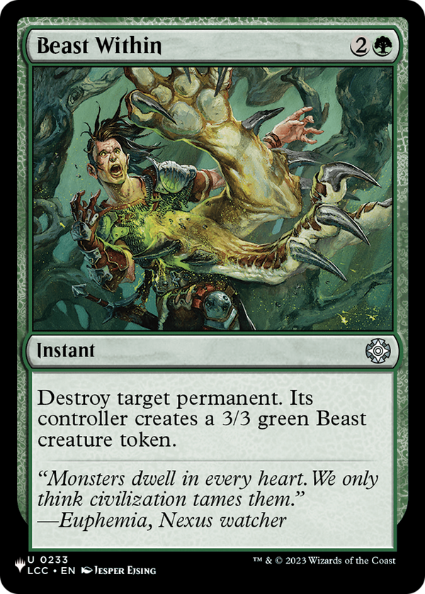 Beast Within - LCC Reprint (PLST)