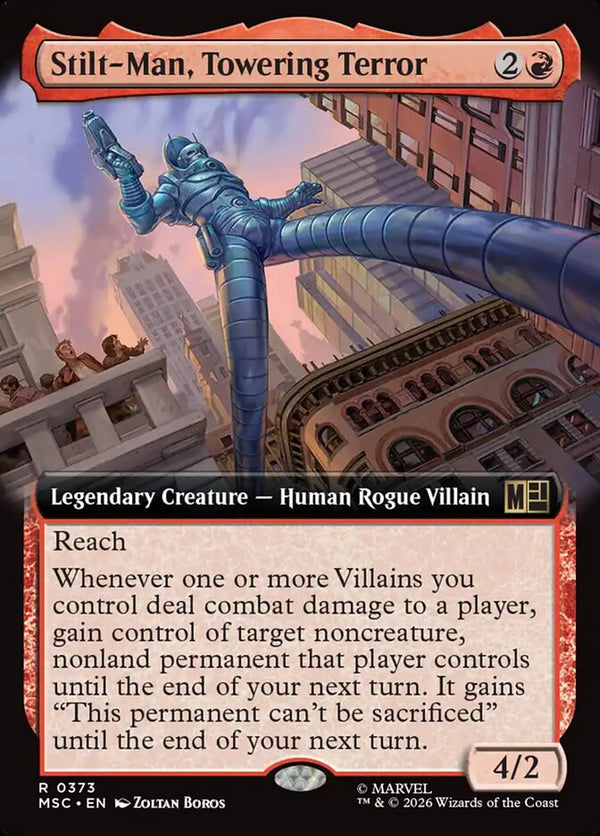 Stilt-Man, Towering Terror - Extended Art (MSC)