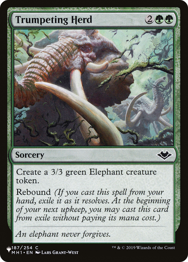 Trumpeting Herd - MH1 Reprint (PLST)