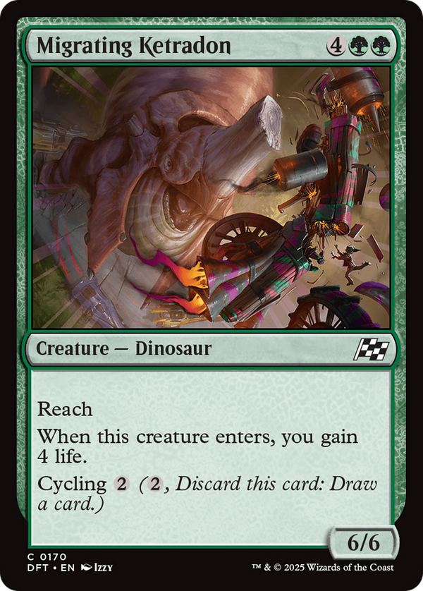 Migrating Ketradon (DFT)