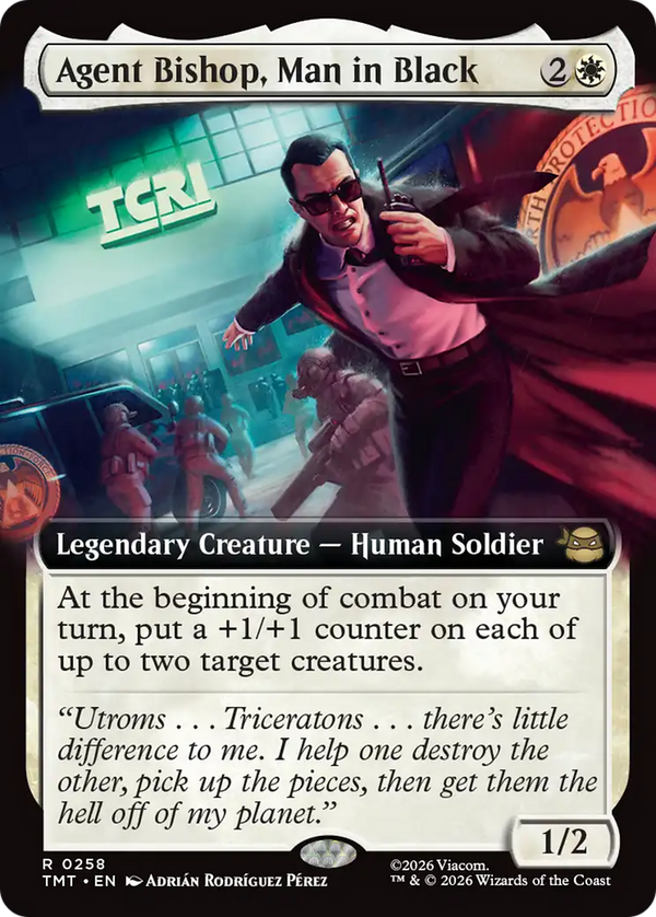 Agent Bishop, Man in Black - Extended Art (TMT)