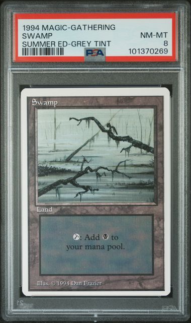 Swamp (C) - Summer Magic - PSA Graded 8 101370269