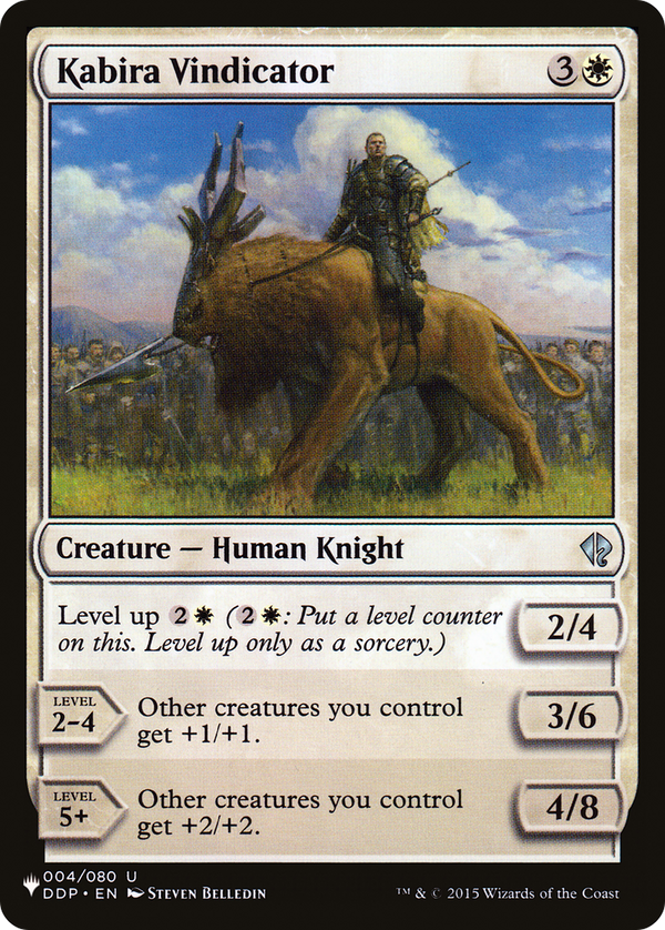 Kabira Vindicator - DDP Reprint (PLST)
