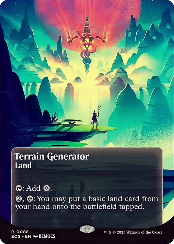 Terrain Generator - Borderless Poster (EOS)
