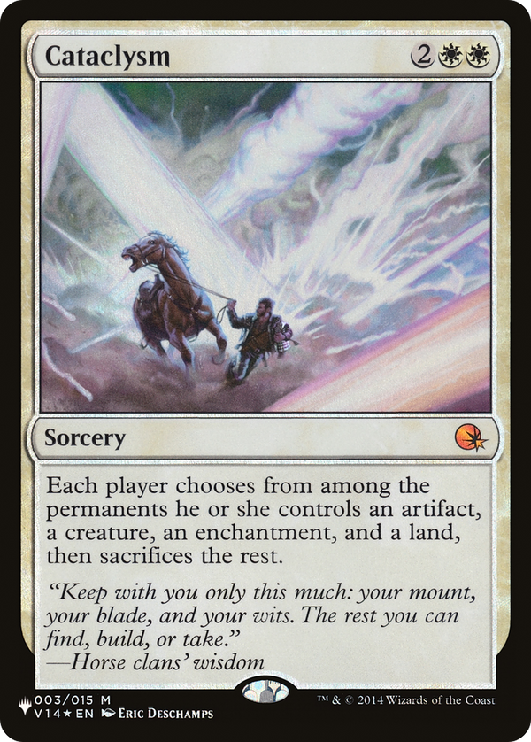 Cataclysm - V14 Reprint (PLST)